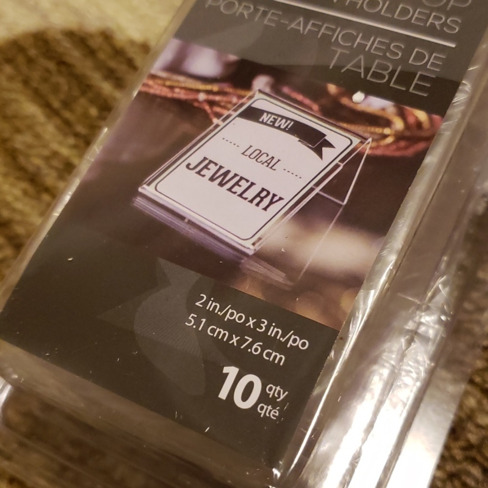 Mini Tabletop Sign Holder